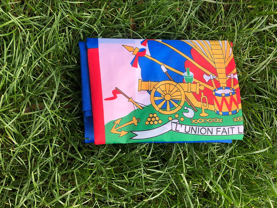 SKY FLAG Free shipping Haiti Flag 90x150cm hanging Polyester blue red 2 Sides Printed National Flag Haiti Sports banner