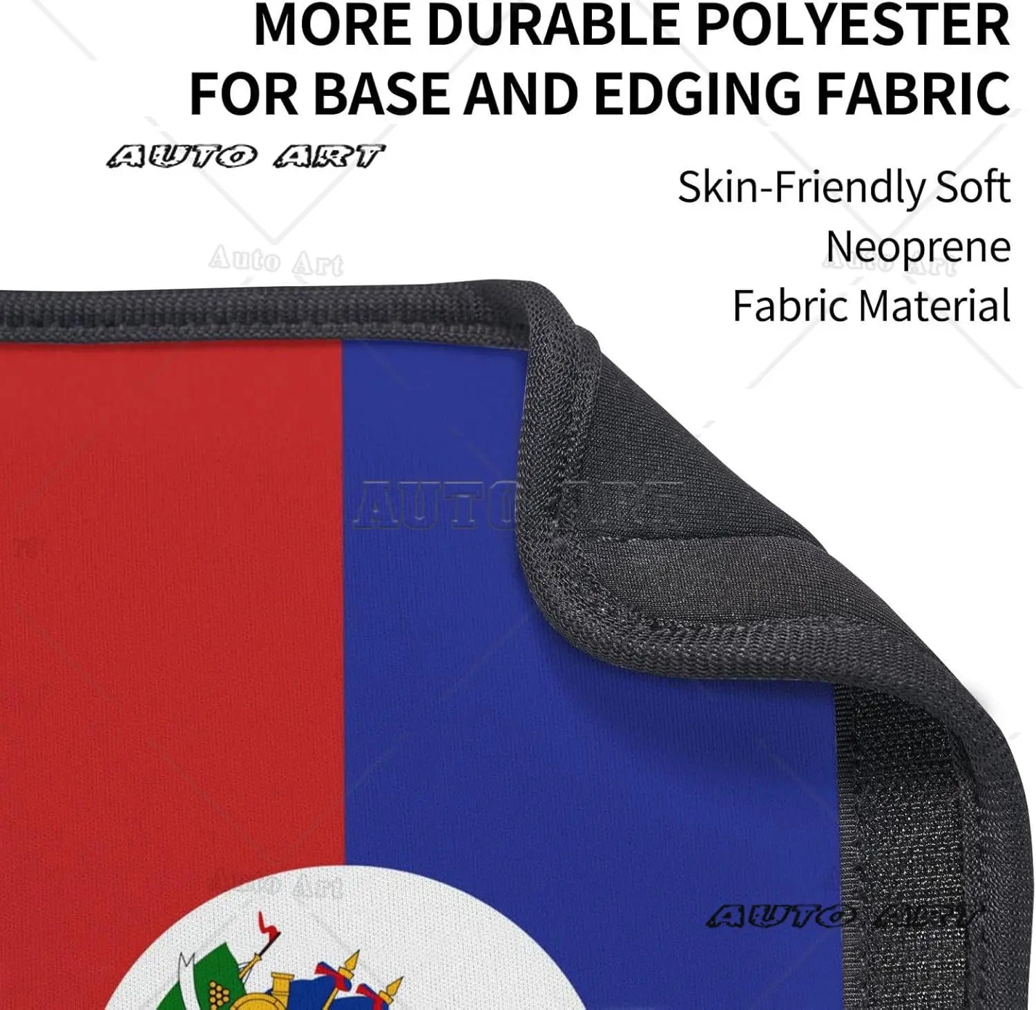 Haiti Flag Car Seat Belt Covers Cute Flag Car Seat Belt Cover Pad Funny Strap Cover Universal Car Interior Accessories Decor